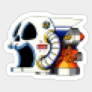 Wily machine Magaman Sticker